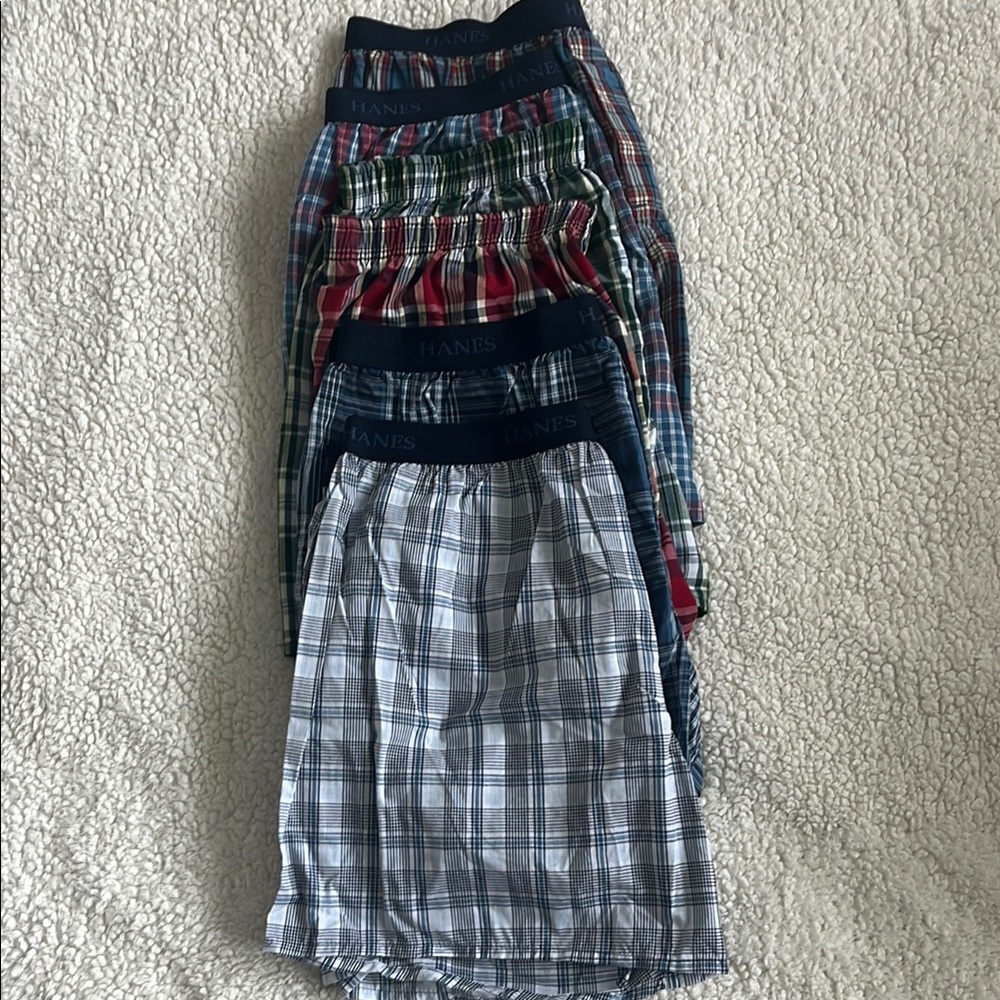 Hanes Men's Plaid Boxers